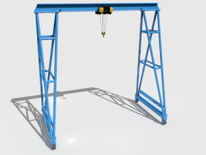 gantry crane 4 3D Model