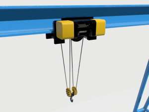 gantry crane 4 3Dモデル