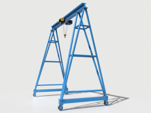 gantry crane 4 3Dモデル