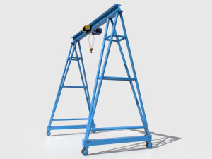 gantry crane 4 3D Model