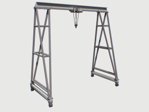 gantry crane 4 3Dモデル