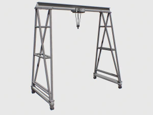 gantry crane 4 3D Model