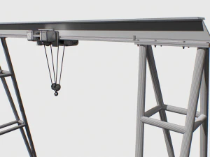 gantry crane 4 3D Model