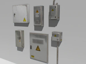 electrical box pack 1 3D Model
