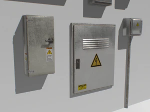 electrical box pack 1 3D Model
