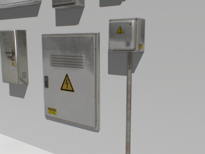 electrical box pack 1 3D Модель