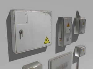 electrical box pack 1 3D Model