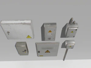 electrical box pack 1 3D Model