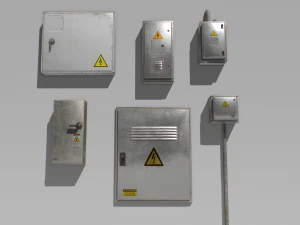electrical box pack 1 3D Model