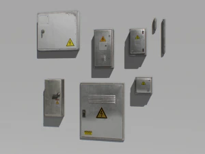 electrical box pack 1 3D Model