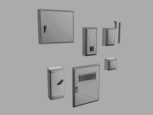 electrical box pack 1 3D Model