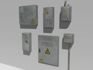 electrical box pack 2 3D Model