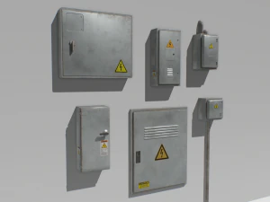 electrical box pack 2 3D Model