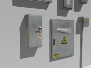 electrical box pack 2 3D Модель