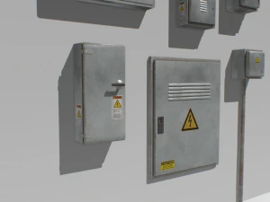 electrical box pack 2 3D Model