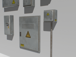 electrical box pack 2 3D Модель