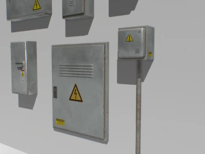 electrical box pack 2 3D Model
