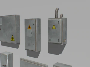 electrical box pack 2 3D Model