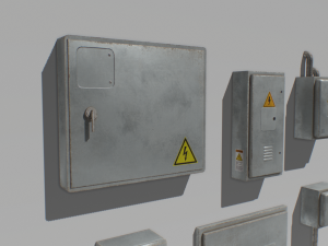 electrical box pack 2 3D Модель