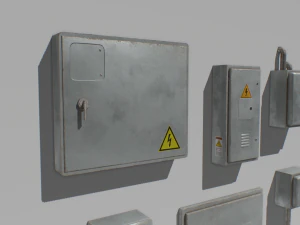 electrical box pack 2 3D Model