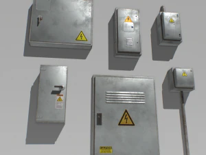 electrical box pack 2 3D Model