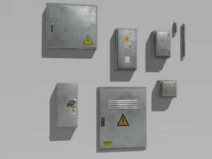 electrical box pack 2 3D Model