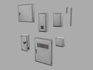 electrical box pack 2 3D Model