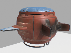 sci fi camera drone 3D Model