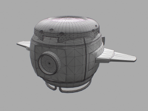 sci fi camera drone 3D Model