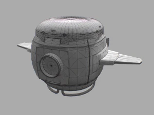 sci fi camera drone 3D Model