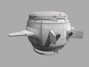 sci fi camera drone 3D Model