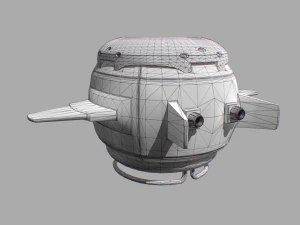 sci fi camera drone 3D Model