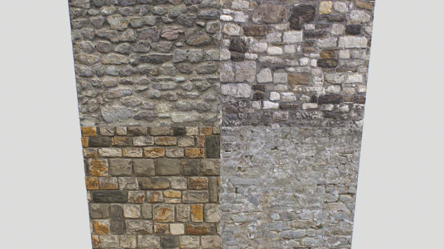 stone wall textures pack 3 CG Textures .c4d .max .obj .3ds .fbx .stl .blend