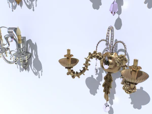 Confezione di applique da parete Modello 3D