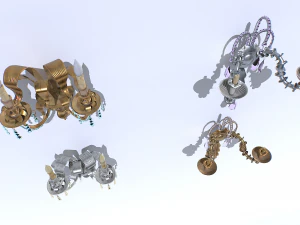 Confezione di applique da parete Modello 3D