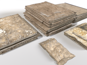 Cardboard Piles 3D Модель