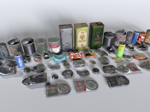 Can junk props 3D Model