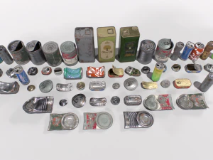 Kan rekwisieten rommelen 3D Model