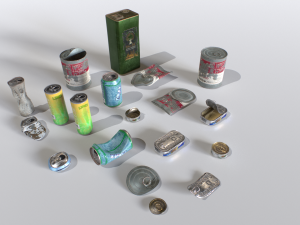 Can junk props 3D-Modell
