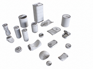 Can junk props 3D-Modell