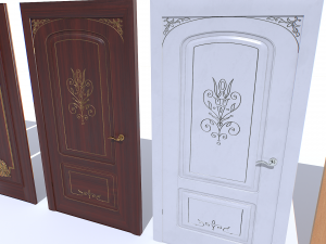 Classic Door pack 3D Модель