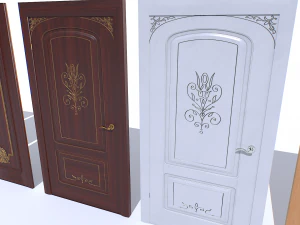 Classic Door pack 3D Model