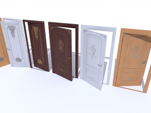 Classic Door pack 3D Модель