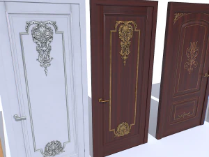 Classic Door pack 3D Model