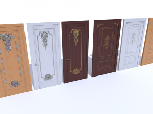 Classic Door pack 3D Модель