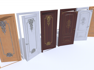 Classic Door pack 3D Модель