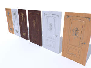 Classic Door pack 3D Модель