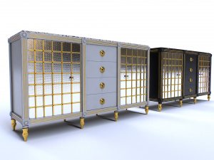 Classic Commode pack 3D-Modell