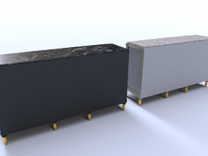 Classic Commode pack 3D-Modell