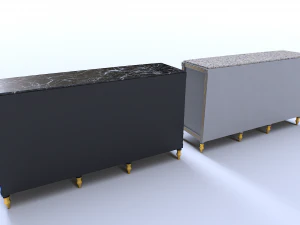 Classic Commode pack 3D Model